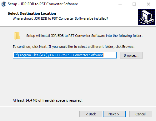 STEP-3 : JDR EDB to PST Converter Software