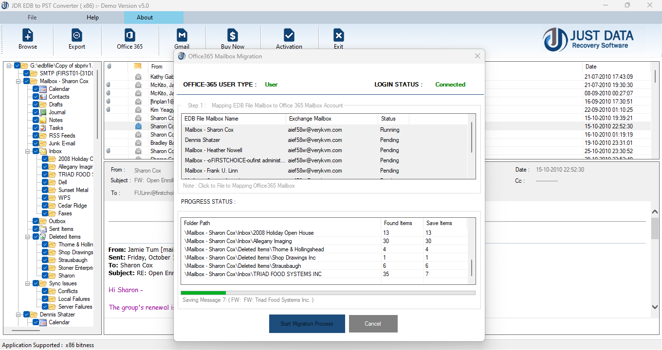 Connecting to Office365 Account