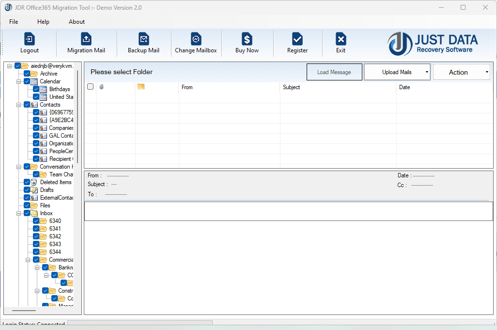 Scanning Exchange EDB file