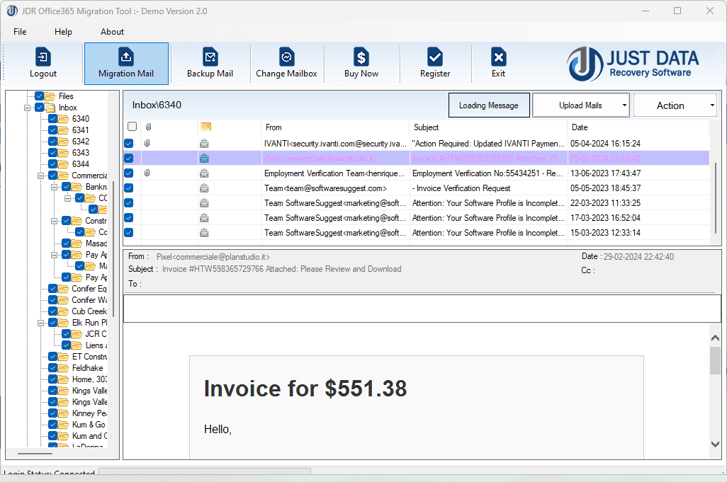 Rebuild Exchange Mailbox Folder