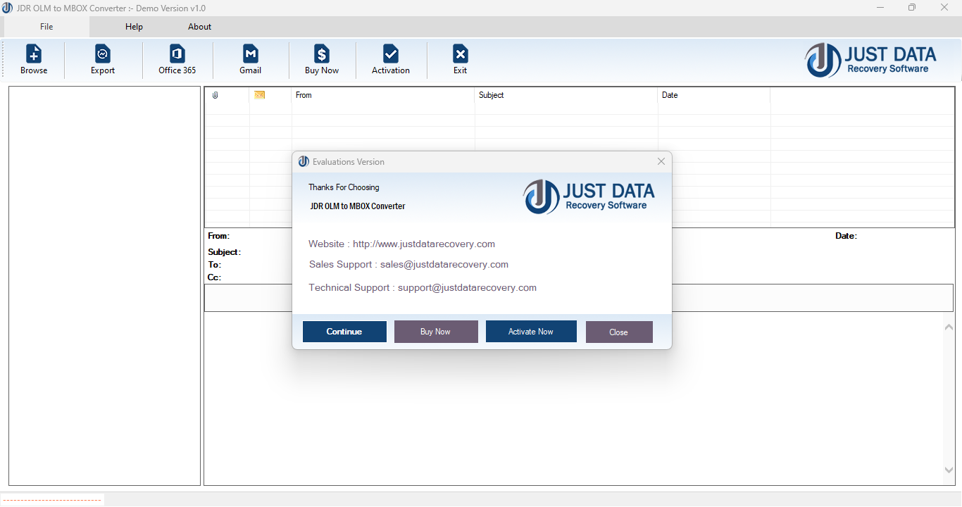 Impression of EDB to PST Software