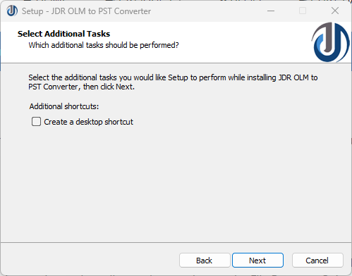 STEP-3 : JDR OLM to PST Converter Software