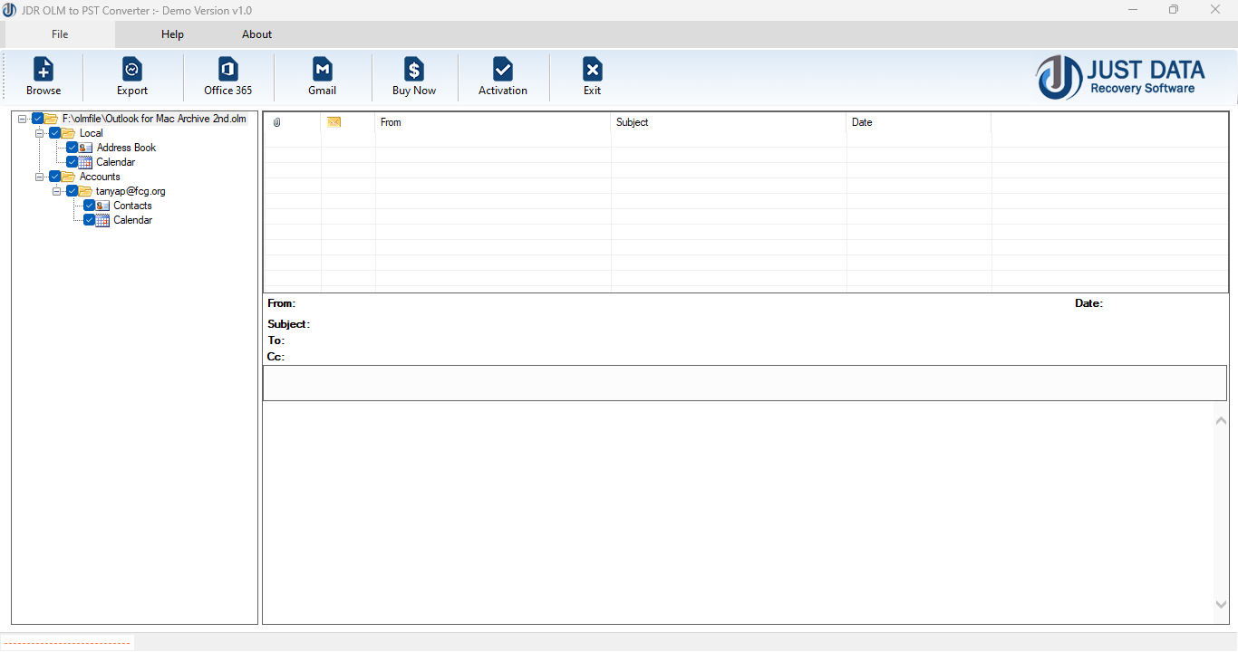 Scanning Exchange EDB file