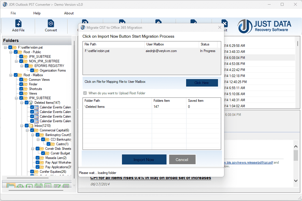 STEP 9 :- JDR Outlook PST Converter Software