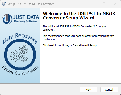 STEP-1 : JDR PST to MBOX Converter